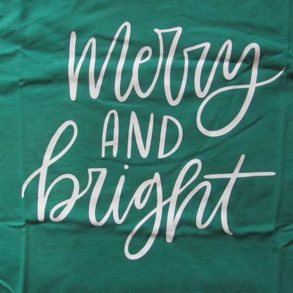 BELLA CANVAS MERRY & BRIGHT CHRISTMAS TSHIRTS - Picture 2 of 4